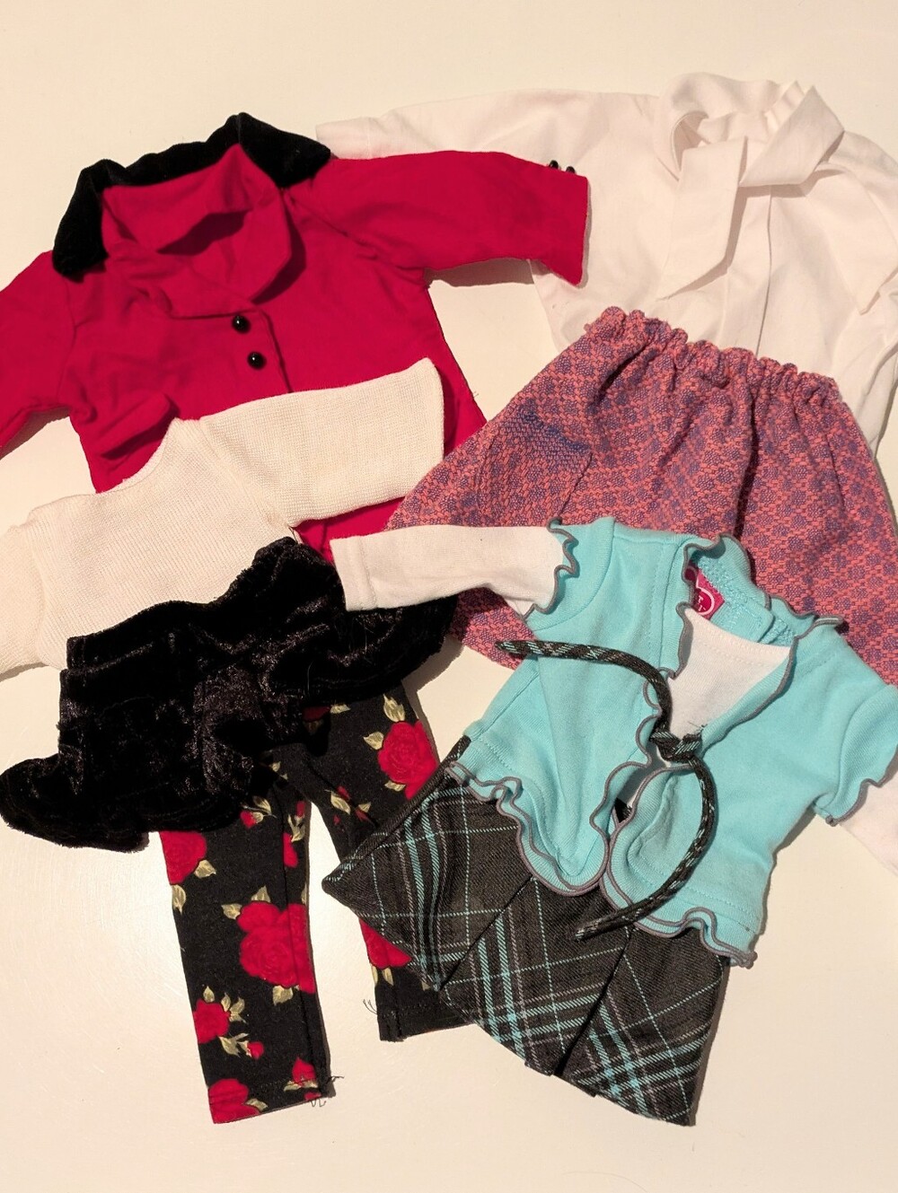 American Girl Fit Three Dressy Outfits